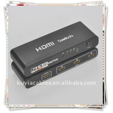 HDMI SWITCH 3 PORT ALUMINIUM FÜR HDTV 1080P W / REMOTE HD